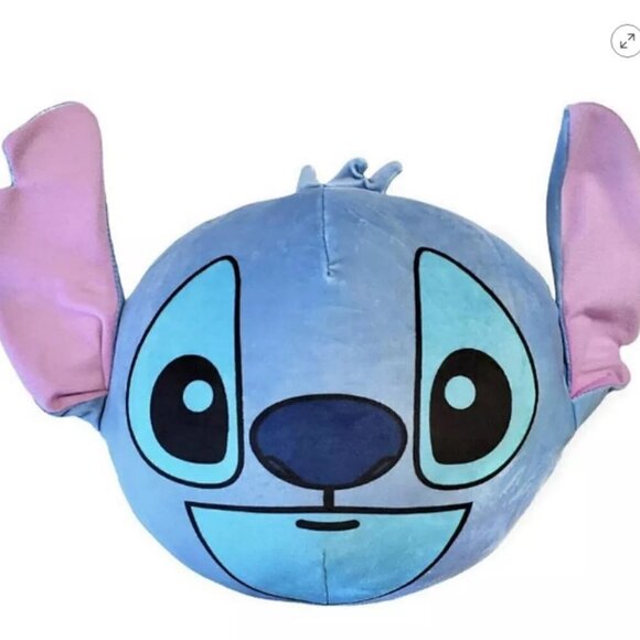 The Northwest Group, LLC Disney Stitch 11 Inch Round Cloud Plush Pillow NWOT - Picture 1 of 8